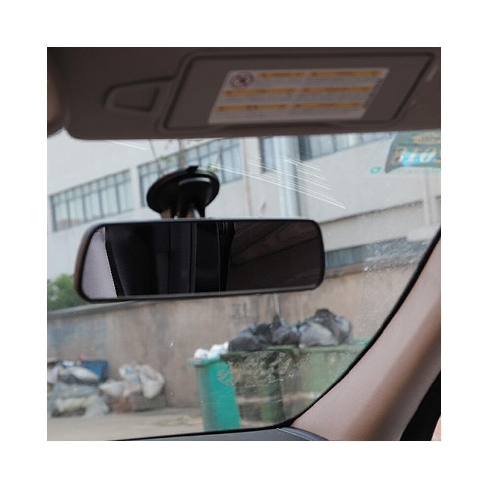 Hd Car Interior Rear View Mirror Adjustable Suction Cup Universal Thickened Anti Glare Rear View Mirror Wider Vision Anti Glass Splash Coating Wide 9049227844272