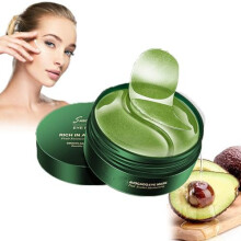 Avocado Eye Mask Collagen Patches 30 Pairs for Dark Circles and Puffy Eyes Deep Hydration