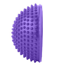 Foot Massage Ball with Half Balance Pods for Deep Tissue Muscle Relief and AntiSlip Base Purple