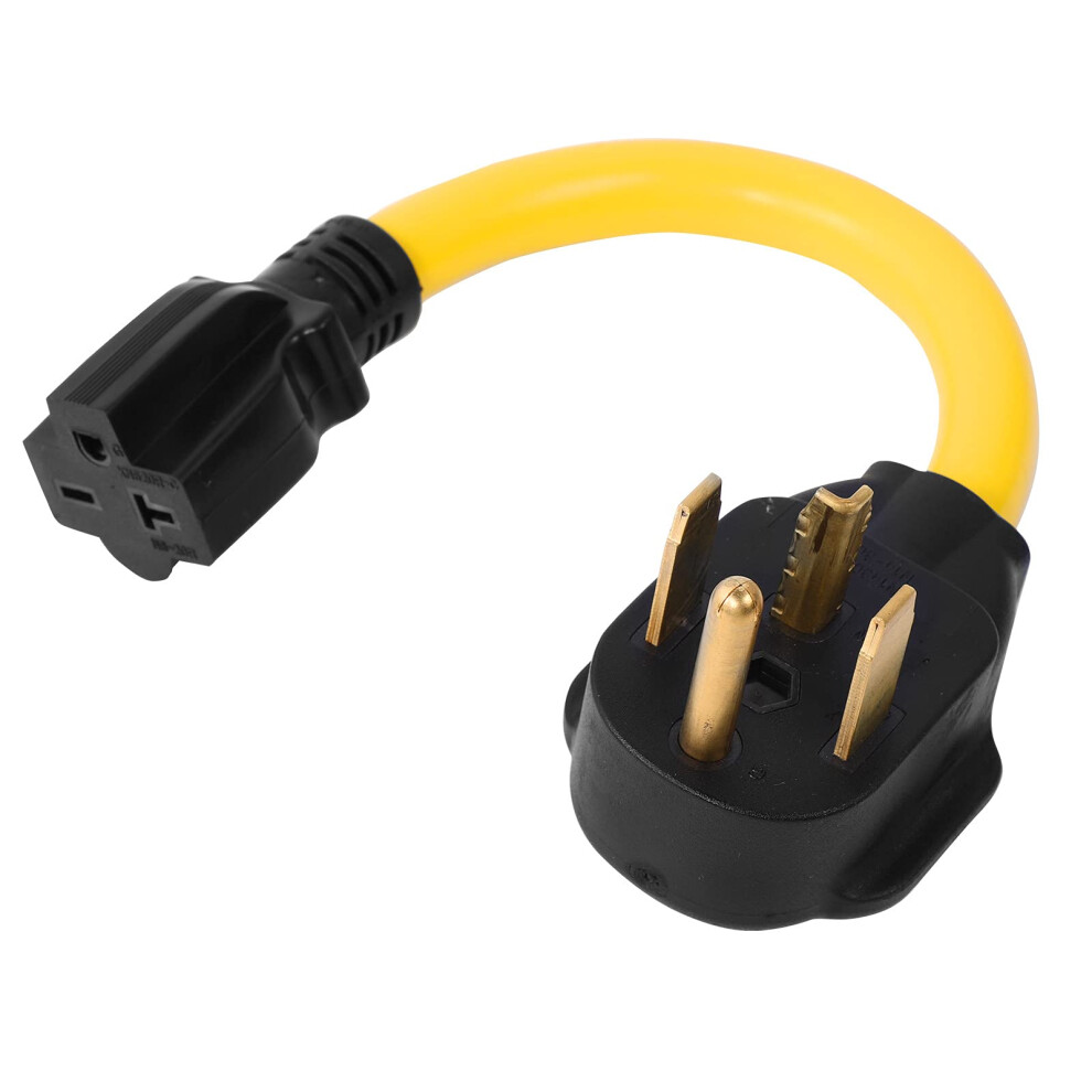 Nema 1430P To 620R Adapter Etl Listed 240V 20 Amp 4 Prong To 3 Prong Welder Dryer Cord 9092120489798