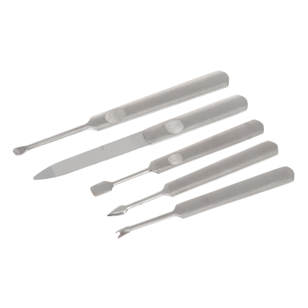 5pcs Nail Care Kit with Precision Cuticle Remover for Home and Salon Manicure Pedicure