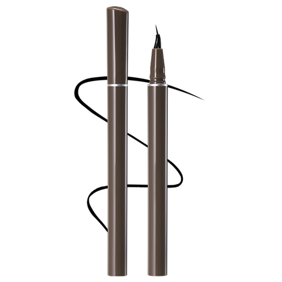 Black Waterproof Liquid Eyeliner Ultrafine Precision Tip Smudge Proof Long Lasting Wear
