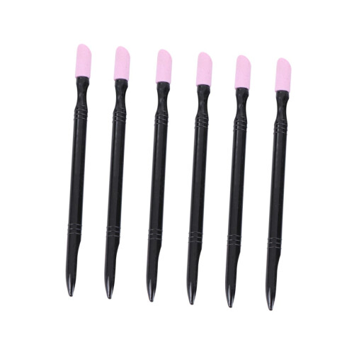 Cuticle Pusher and Nail Buffer Set, MultiFunction Pen Shape Tool for Precise Nail Care, 6pcs