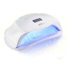72W LED Nail Lamp Gel Nail Dryer with Auto Sensor Fast Curing 4 Timer Modes for Manicure