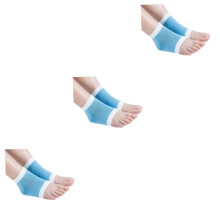 Moisturizing Gel Heel Socks with VitaminEnriched Gel Pad for Dry Cracked Feet, Open Toe Design