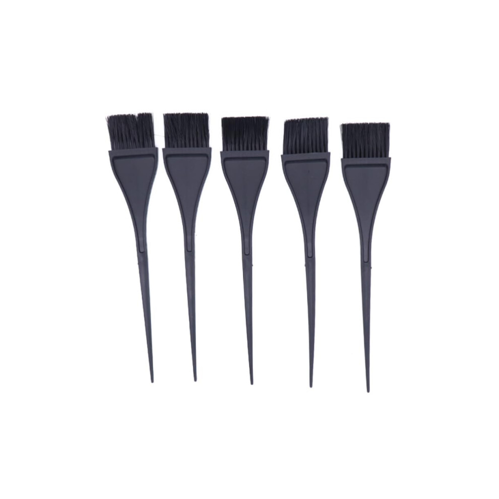 Black 10Pcs Professional Hair Dye Brush Set For Precise Hair Coloring And Keratin Treatment