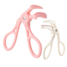 Eyelash Curler Set with 24H Curl Hold, No Pinch Design and Extra Silicone Pads, Pink White
