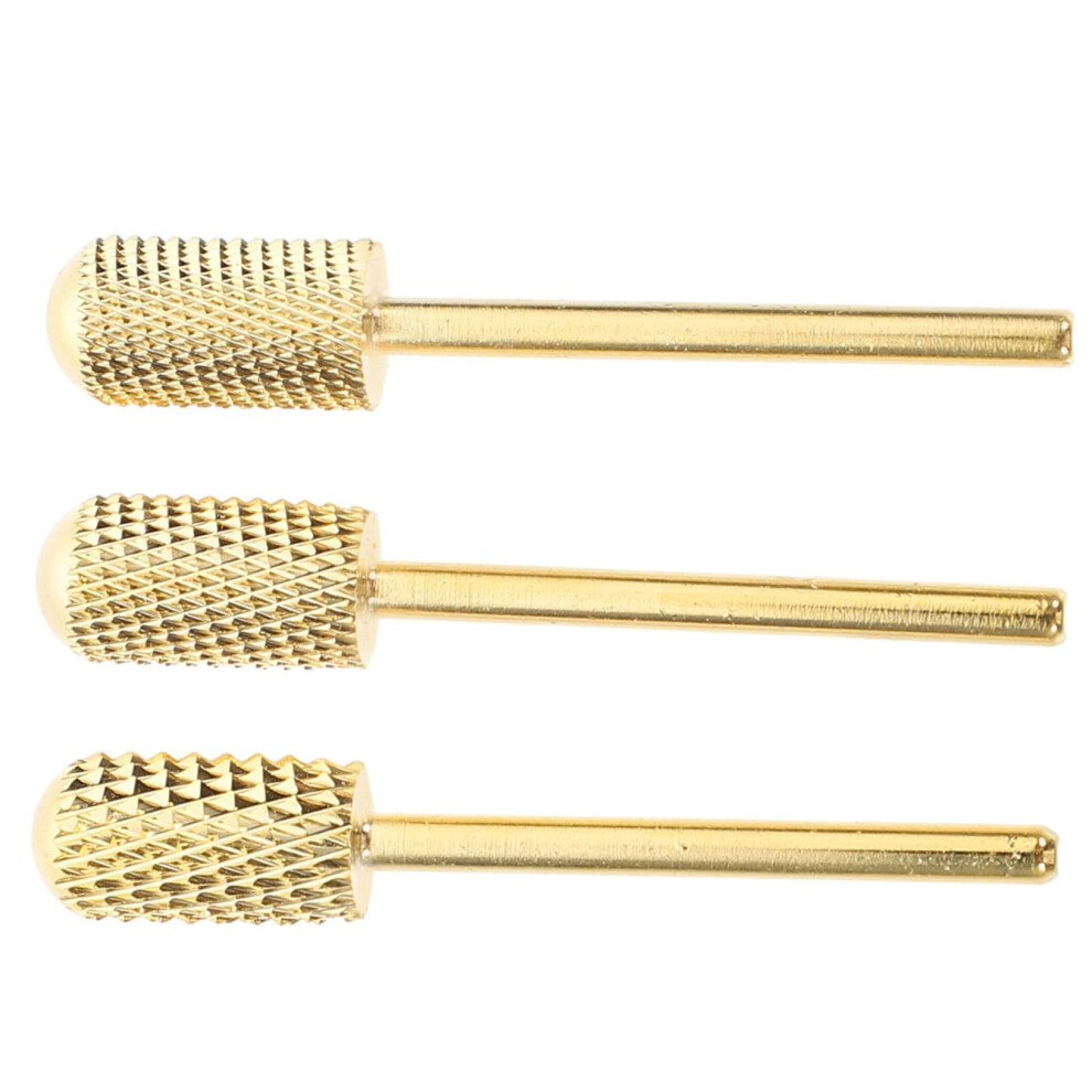 3Pcs Tungsten Carbide Nail Drill Bits Set For Gel Removal Manicure Pedicure Acrylic Nails 9174973583103