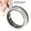 Smart Ti Steel Bluetooth Ring Waterproof Step Counter Size 12 Silver 6