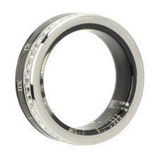 Bague Bluetooth intelligente argentée 18 mAh Taille 12 (Ø 21,5 mm)