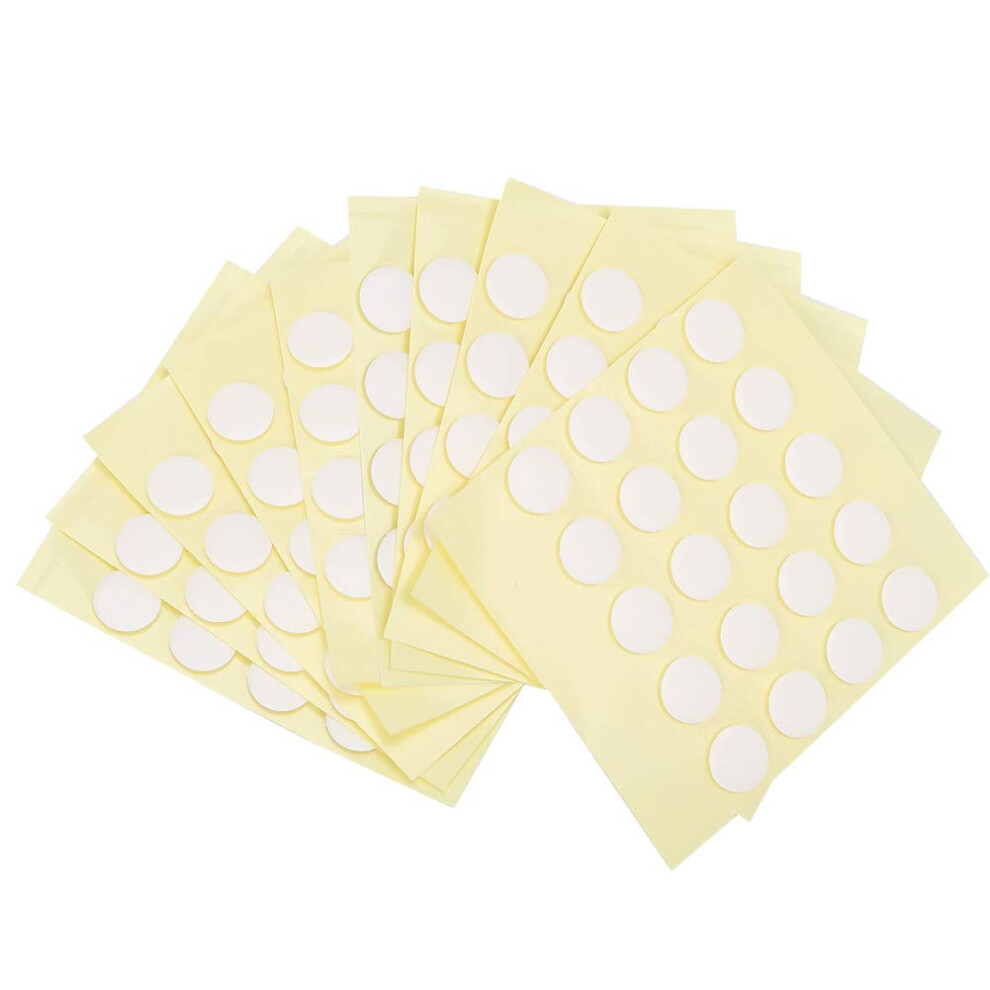 Transparent Nail Double Sided Tape 10mm Waterproof Adhesive Stickers for Nail Art 200Pcs