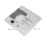 Clear MC250C 90C Needle Plate, 7.9x8.1cm 2
