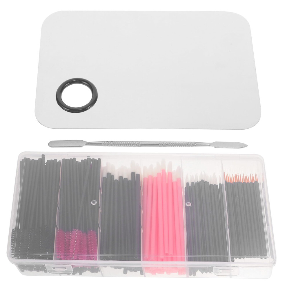 Makeup Brush Set with Eyelash Brush Kit for Precise Lash Separation, Reusable Travel Applicators