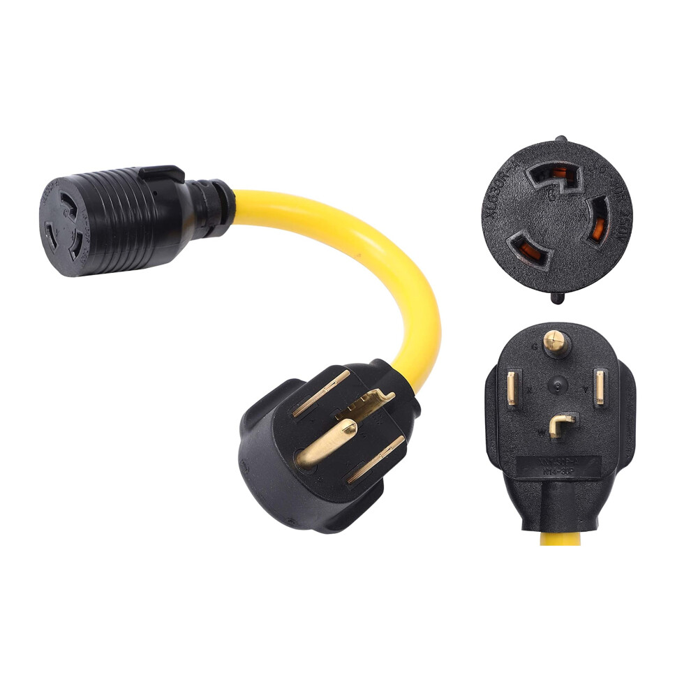 Power Cord Adapter Nema 1430P To L630r 240V 30A 4 Prong To 3 Prong Etl Listed Twistlock 9113335792999