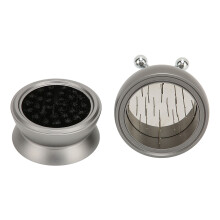 Kaffeeverteiler 58 mm grau mit Basis