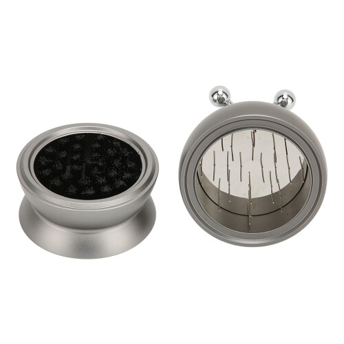Kaffeeverteiler 58 mm grau mit Basis