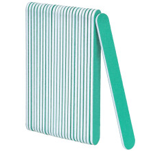 Nail Files 80/80 Grit 7 Inch Professional Emery Boards for Acrylic Gel Dip Powder Nails, 24 Pack