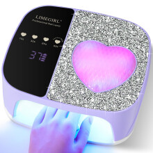 UV LED Nail Lamp 72W Cordless Rechargeable Gel Nail Dryer with Timer and Smart Sensor