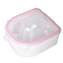 Nail Soak Bowl with Spill Design for Quick Polish Removal and Reusable Manicure Tray