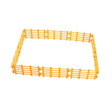 Toy Farm Fence Panels Playset, 10pcs Easy Connect Miniature Animal Paddock Fence Accessories