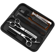 Professional Hair Cutting Scissors Kit with Comb and Case, Salon Hairdressing Tools for Stylists