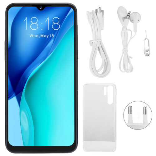 Smartphone AI Camera Dual SIM Octa Core MediaTek Processor MicroSDXC Slot, IPS LCD Android OS, 3G Connectivity Fast Red Packet Capture Gaming