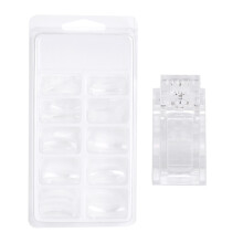 Diy Polish Manicure Tool Full Cover Fake Nail Molds Reusable Nail Forms Nail Extension Form Tips Ultra Thin Nail Fashion Easy Shaping Nail Art Poly