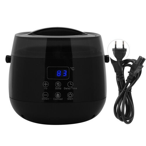 Wax Heating Machine Fast-Heating Digital Display Adjustable Temperature Control Portable Design Durable Construction See Through Lid LED Temperature