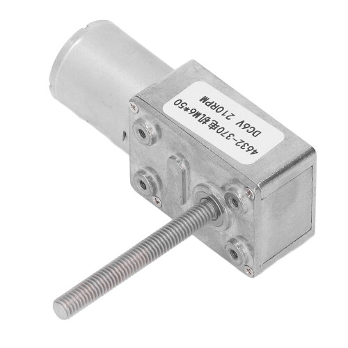 Αυτοασφαλιζόμενος κινητήρας γραναζιών DC12V με κοντό άξονα εξόδου και υψηλή 2