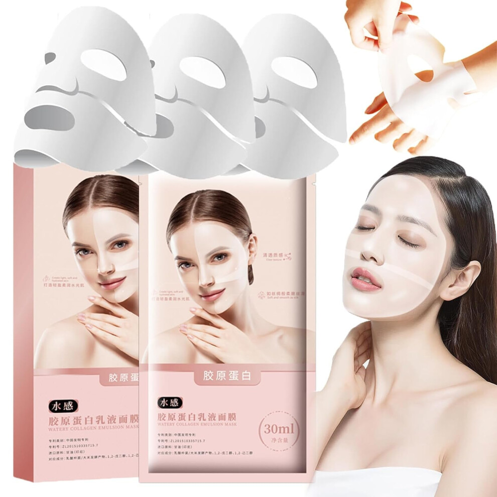 Collagen Face Mask Deep Hydration AntiAging Night  for Firmer Skin and Pore Reduction