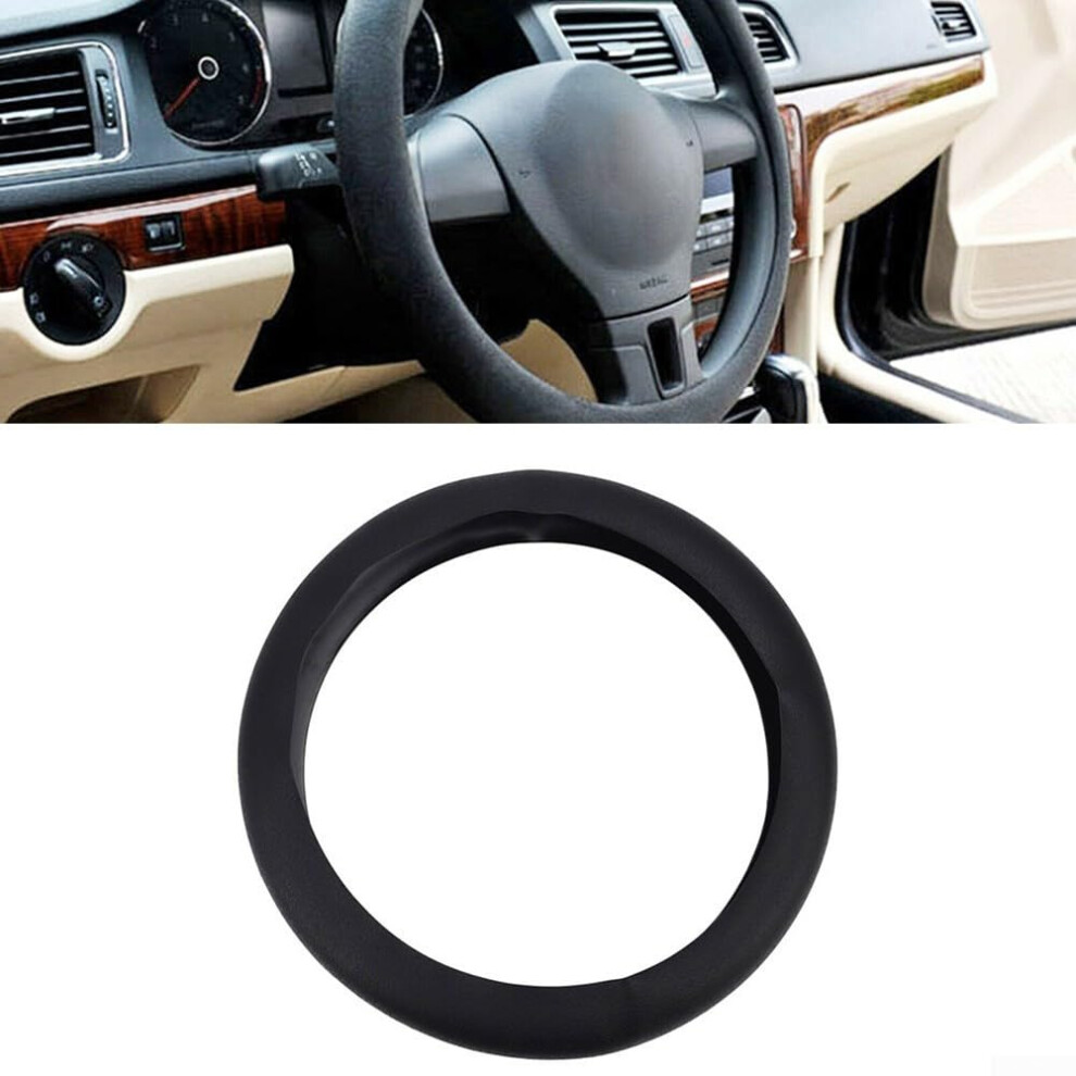 Silicone Steering Wheel Cover Nonslip Grip Breathable Sporty Design Universal 3342Cm Fit 9092120491326