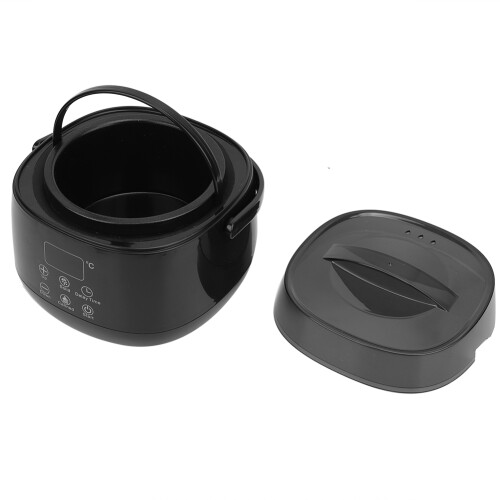 Wax Heating Machine Fast-Heating Digital Display Adjustable Temperature Control Portable Design Durable Construction See Through Lid LED Temperature 1