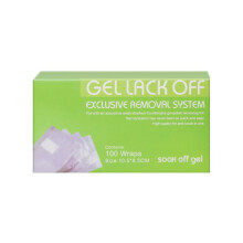 100 Pcs Nail Foil Wraps for Fast Gel Polish Removal and Gentle Nail Care at Home or Salon