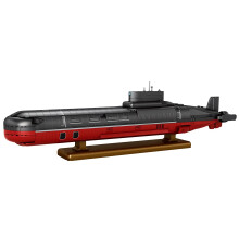 Typhoon Class Submarine Model 1/250 Scale Project 941 Nuclear Building Blocks with Detailed Interior