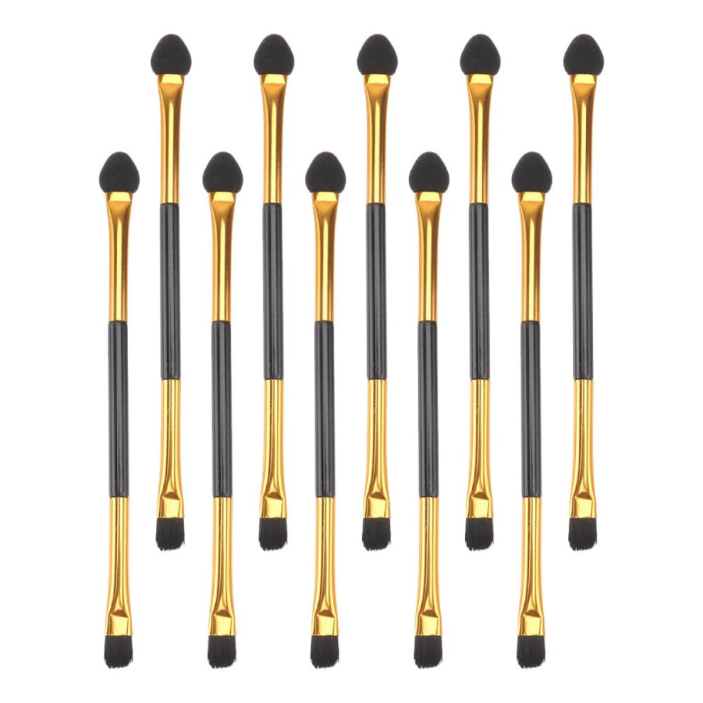 20Pcs Double Ended Eyeshadow Brush with Soft Bristles Easy Grip Handle Travel Size Applicators