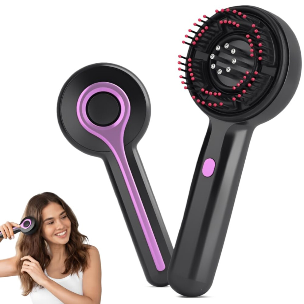 Electric Scalp Massager with Oil Applicator, IPX7 Waterproof Hair Massage Brush for Home and Travel