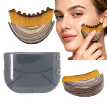 Facial Lymphatic Drainage Brush with UltraSoft Bristles for Jawline Sculpting and Detox Massage