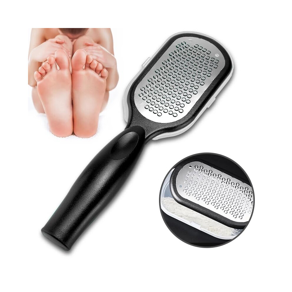 Stainless Steel Foot Callus Remover Pedicure Foot File for Dry and Wet Feet Dead Skin Removal