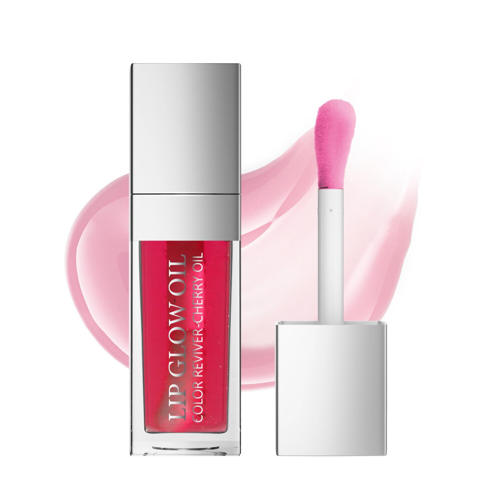 Hydrating Lip Glow Oil and NonSticky Plumping Lip Gloss #03 for Deep Lip Hydration and Care
