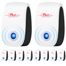 10 Pack Ultrasonic Pest Repeller Indoor Plug In, Rodent and Insect Control Safe for Pets