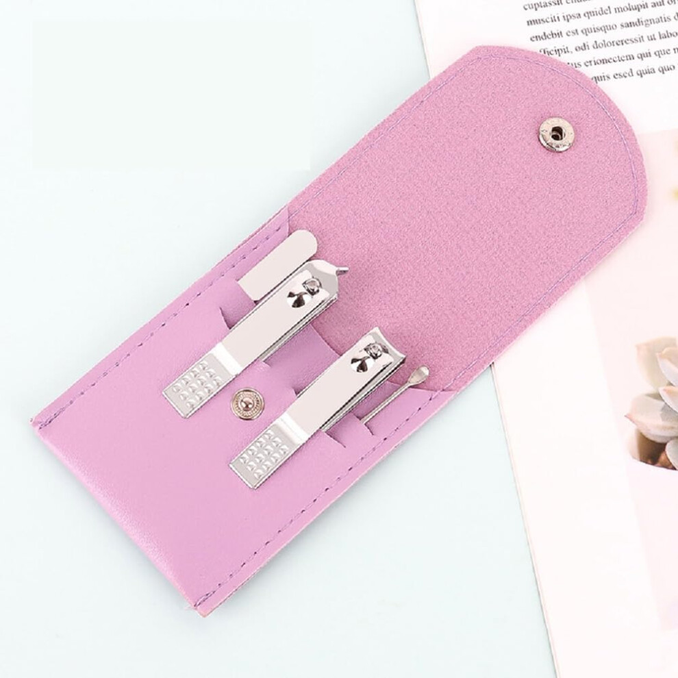 Professional Stainless Steel Nail Clippers Set 16pcs Manicure Pedicure Kit with Travel Case