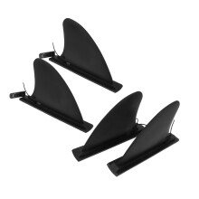 4pcs Paddleboard Fins Heavy Duty Detachable SUP Kayak Canoe Rudder Stabilizer for Accurate Water Control
