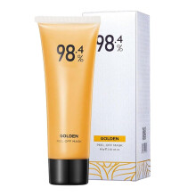 Gold Peel Off Mask 98.4% Golden Facial Exfoliation AntiAging Smooth Skin Pore Minimizing