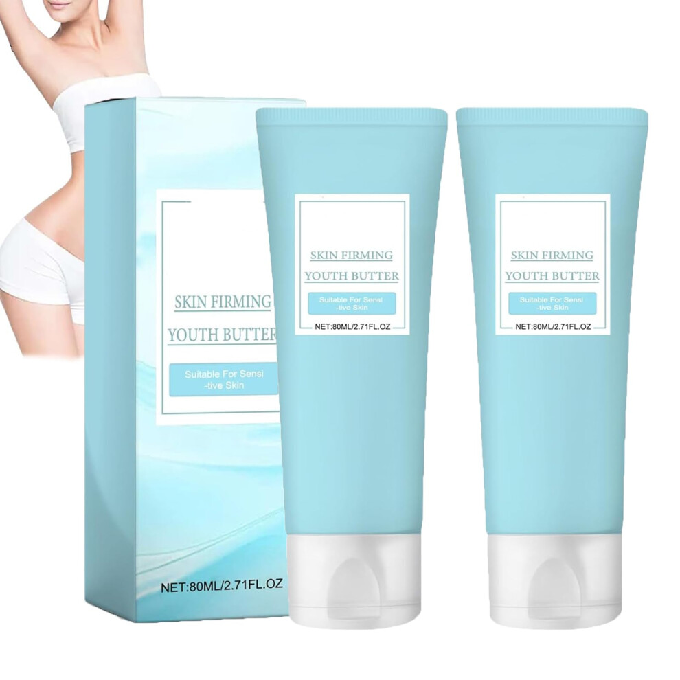 Skin Firming Cream and Body Butter Moisturizer, CollagenEnriched Deep Hydration, AntiAging (2pcs)