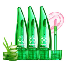 3 Pcs Aloe Vera Color Changing Lip Gloss Set, Magic Long Lasting Moisturizing Waterproof Lip Tint for Women Pink 1 Fl Oz