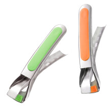 Pack of 2 Stainless Steel Kitchen Tongs with HeatResistant Silicone Handle for Air Fryer and Microwave