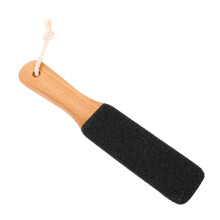 DoubleSided Foot File for Callus Removal Wooden Pedicure Rasp Hard Skin Remover Wet or Dry Use