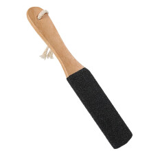 DoubleSided Wooden Foot File Callus Remover with Ergonomic Handle for Dead Skin Removal