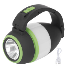 LED-lyktkombinasjon med kvalifisert materiale, oppladbar USB-lommelykt, skrivebordslampe med justering i flere vinkler, 3-i-1-design, høy lysstyrke
