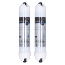 Filtre à eau de rechange longue durée, conception anti-fuite, connexion rapide, matériaux de qualité alimentaire, bloc de charbon actif de noix